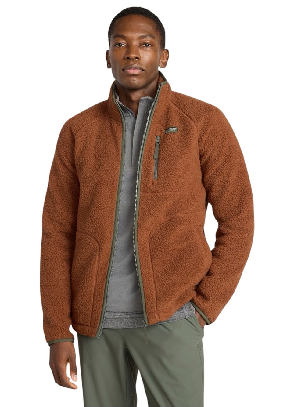 MONDETTA - Men's Fleece  Full-zip Jacket